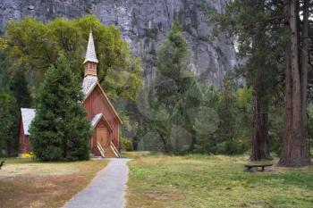 It is church in Yosemite park   