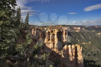 Well-known Bryce canyon in state of Utah USA