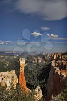  The well-known rock in Bryce canyon in state of Utah USA