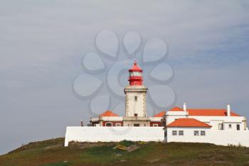 Lighthouse. Cabo da Rocha - extreme western point of Europe