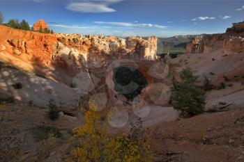  A picturesque round arch in state of Utah in the USA