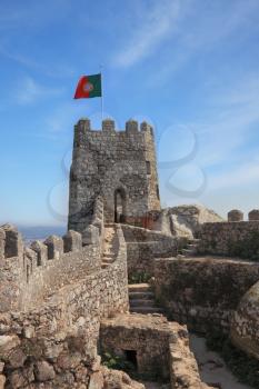 The Mauritian fortress is surrounded with picturesque gear walls. The seaside resort of Sintra on the Atlantic