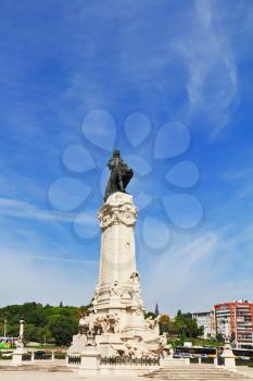  Lisbon. The colossal monument to the Portuguese king-conqueror