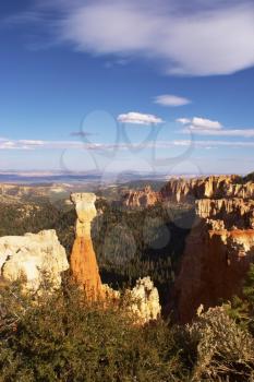 The well-known figure of a natural origin -  symbol a Bryce-canyon