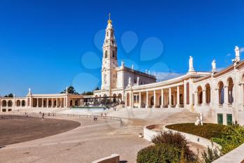Portugal, City Fatima - Catholic pilgrimage center.  The magnificent cathedral complex and the Church