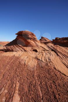 Quaint and picturesque forms cliffs of red sandstone. Walk around the famous Horseshoe Canyon