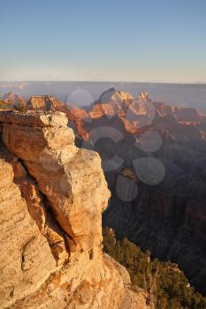 California. The Grand Canyon, a sunset
