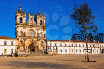 Cistercian monastery in the small Portuguese town of Alcobaca. Built in the Gothic style un Portugal