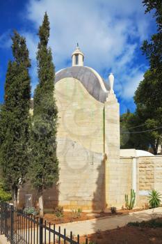  Mount of Olives in East Jerusalem, Israel. Christian chapel