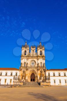 Portugal. Cistercian monastery in the small Portuguese town of Alcobaca. Built in the Gothic style