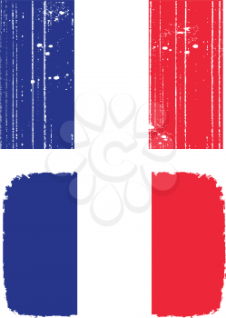 Royalty Free Clipart Image of a French Flag