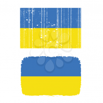 Royalty Free Clipart Image of a Ukranian Flag