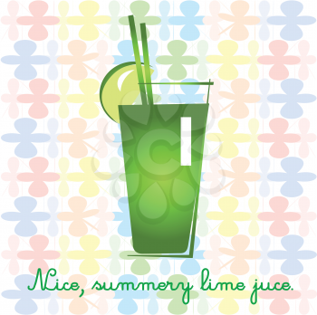 Royalty Free Clipart Image of Limeade