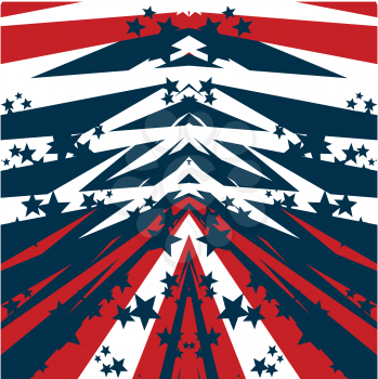american flag abstract background