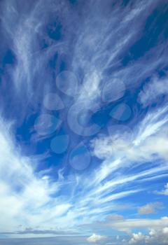 Royalty Free Photo of Blue Sky and Soft White Clouds