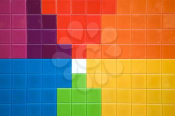 Royalty Free Photo of Multi-Coloured Tiles