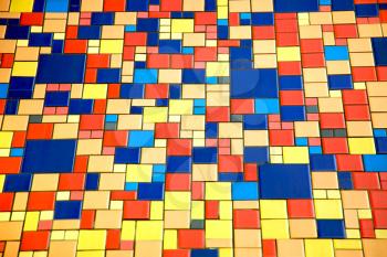Royalty Free Photo of Multi-Coloured Tiles