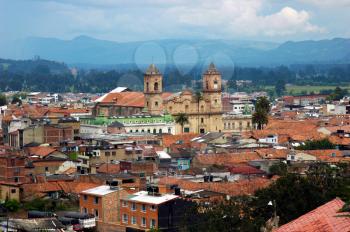 Royalty Free Photo of the Church of Zipaquira, Colombia