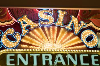 Royalty Free Photo of a Casino Entrance