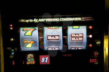 Royalty Free Photo of a Slot Machine