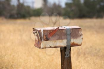 Royalty Free Photo of a Rural Mailbox