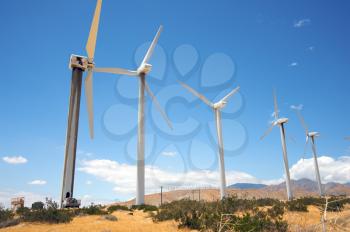 Royalty Free Photo of a Wind Farm