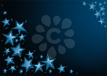 Royalty Free Clipart Image of Stars