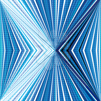 Royalty Free Clipart Image of a Blue Background With Abstract Stripes