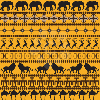 Royalty Free Clipart Image of An African Background
