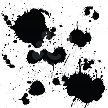 Black ink spots