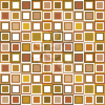 Pattern in brown tones, background with squares
