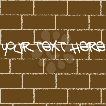 Wall texture with sample text