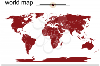 World red map