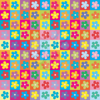 Floral wrapping paper seamless pattern
