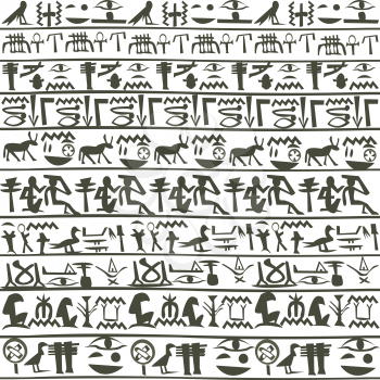 Egyptian hieroglyphics background