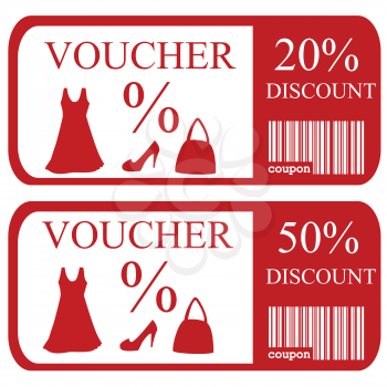20% and 50% discount vouchers