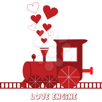 Love engine greeting card