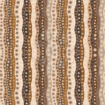 Childish brown background with dots and strips