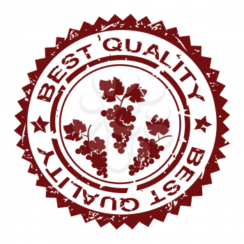 Best quality rubber stamp with bunch of grapes
