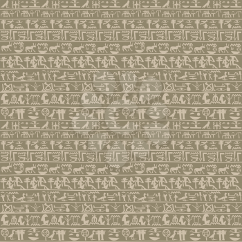 Ancient egyptian hieroglyphs seamless background