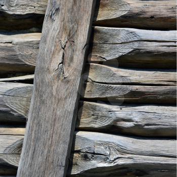 Old wood wall background. Vintage style