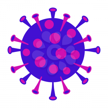 Coronavirus (Covid-19) isolated on white background