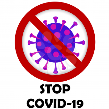 STOP Coronavirus (Covid-19) sign