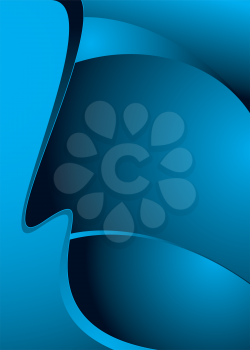 Royalty Free Clipart Image of a Blue Background