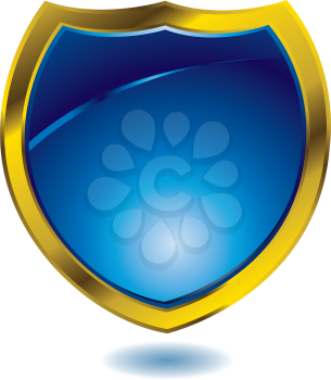 Royalty Free Clipart Image of a Shield
