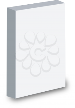 Royalty Free Clipart Image of a Blank Box