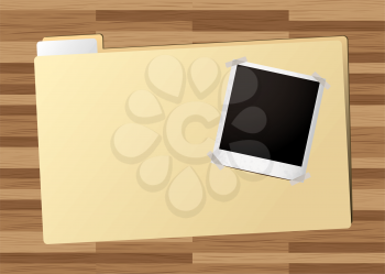 Royalty Free Clipart Image of a Business Folder