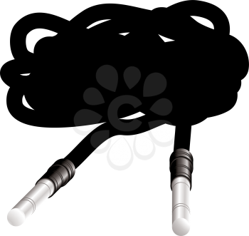 Royalty Free Clipart Image of a Cable