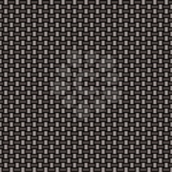Royalty Free Clipart Image of a Silver Weave Background