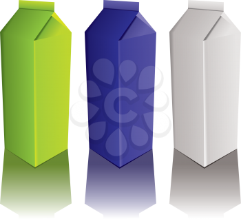 Royalty Free Clipart Image of Drink Containers